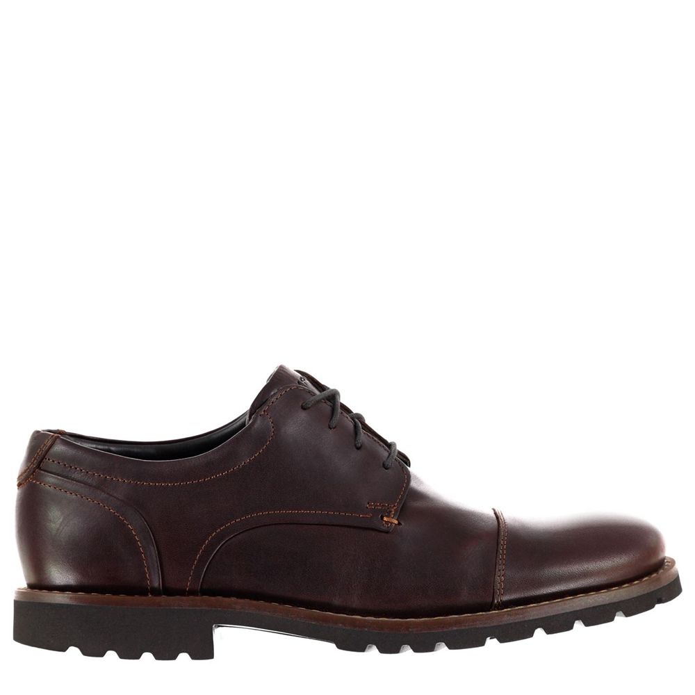 Sapatos Oxford Homem Rockport Channer Marrom,Portugal PBAOR-7291